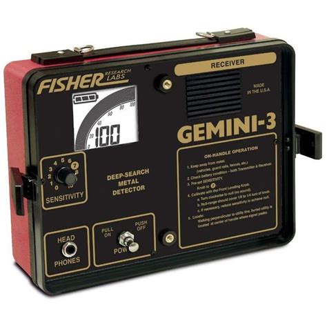 box metal detector|fisher gemini 3.